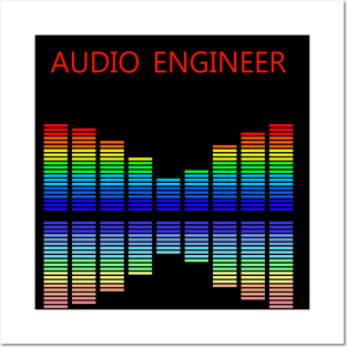 Best design audio engineering sound engineer Posters and Art